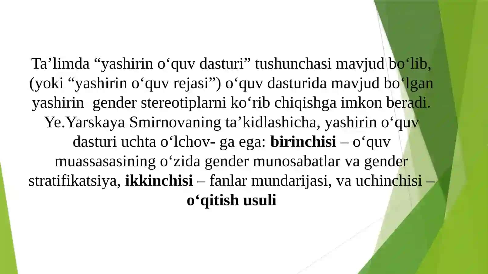 Gender tenglikni ta’minlashdagi muammolar 4