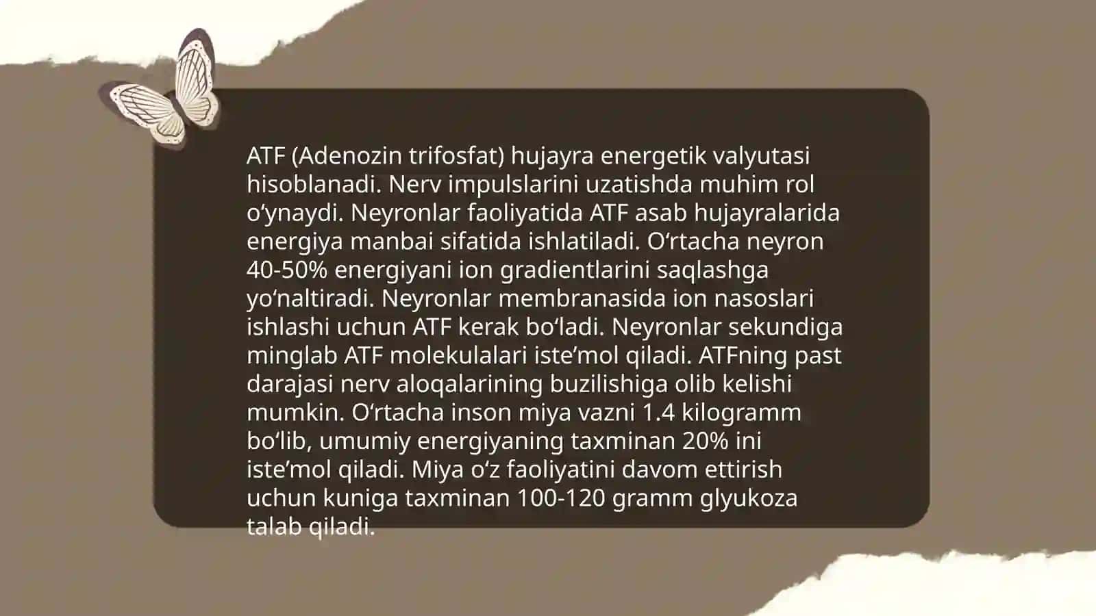 Neyronlarda energetika ishlab chiqarish 4