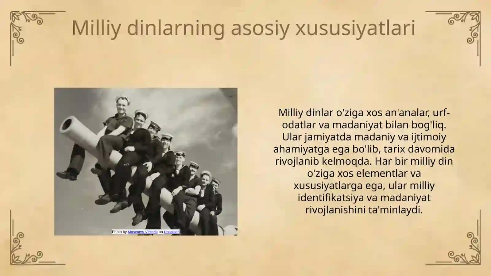 Milliy dinlar 4
