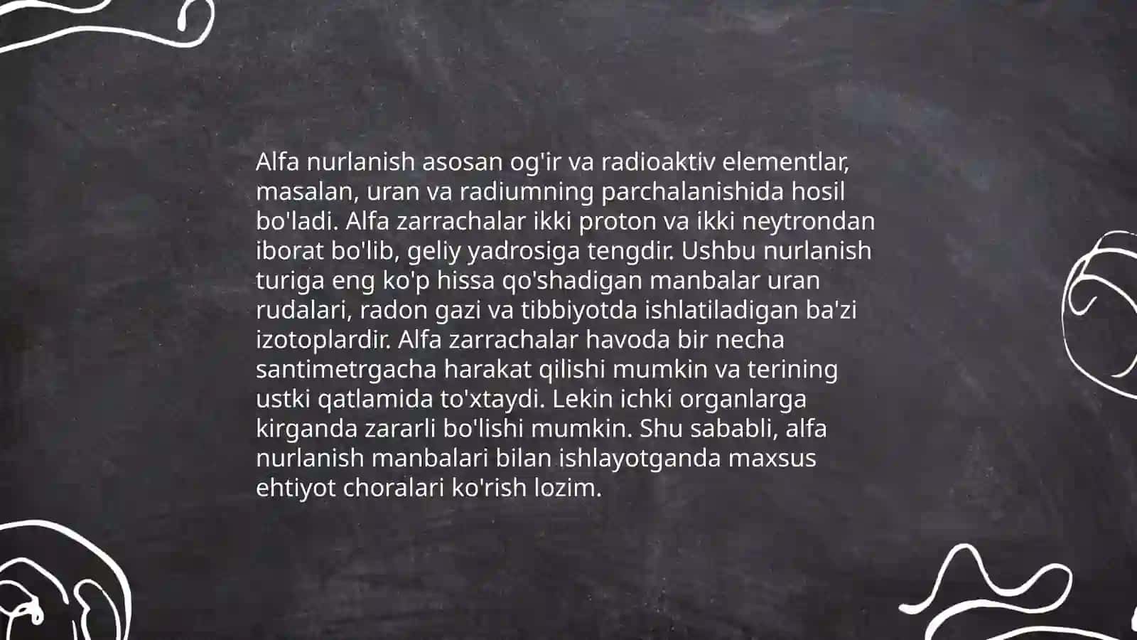 Ionlashturuvchi nurlanish manbalari 4