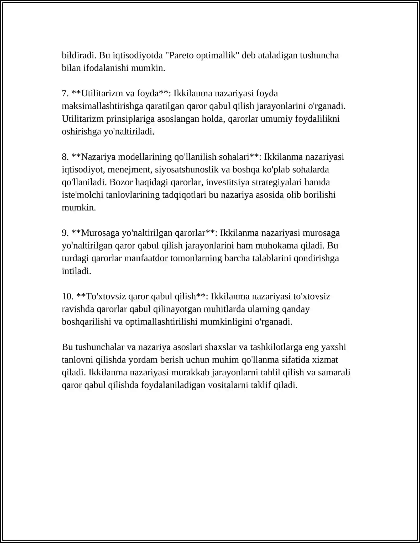 CHIZIQLI PROGRAMMALASHTIRISHLAR IKKILANMA NAZARIYASI 4
