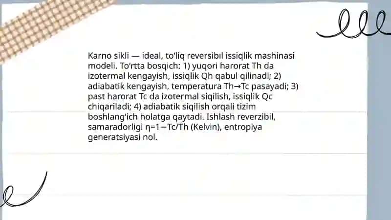 Sikl. Isitish va sovitish mashinalari 4