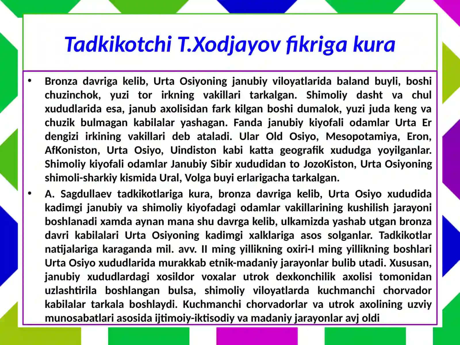 O’zbekiston tarixi fanidan MUSTAQIL ISHI 4