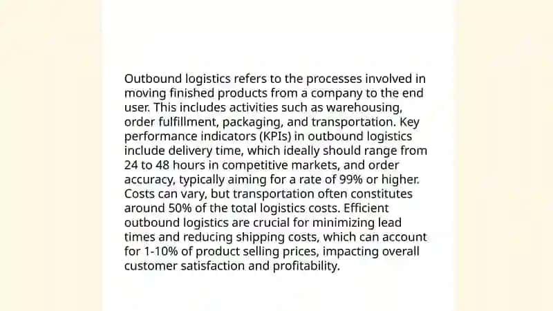 Types of logistics 4