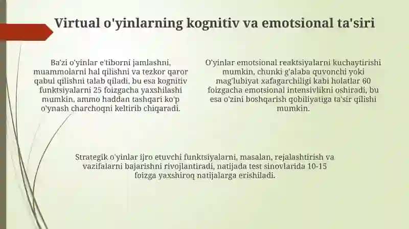 Virtual o'yinlarning yoshlar ongiga tasiri 4