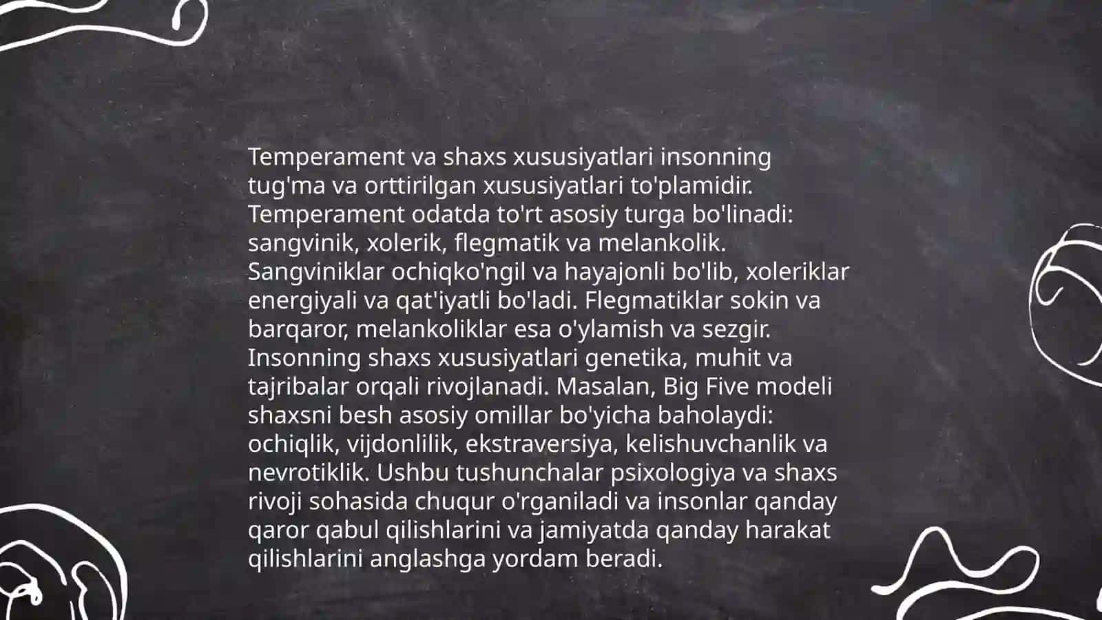 Temperament shaxs haqida tushuncha 4