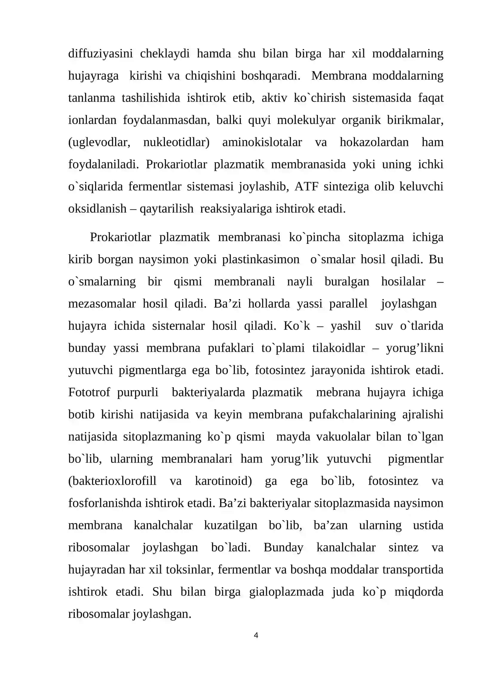 Prokariot hujayralarning tuzilishi 4