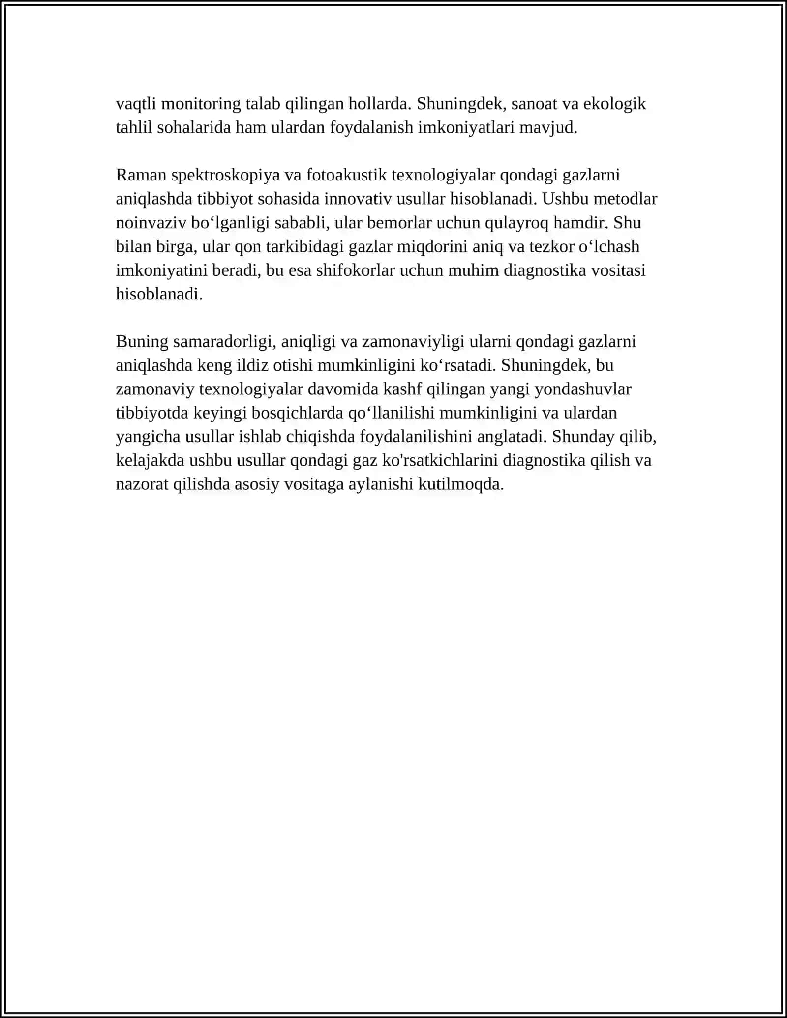 QONDAGI GAZLARNI MIQDORINI ANIQLASHNI YANGI USULLARI 4