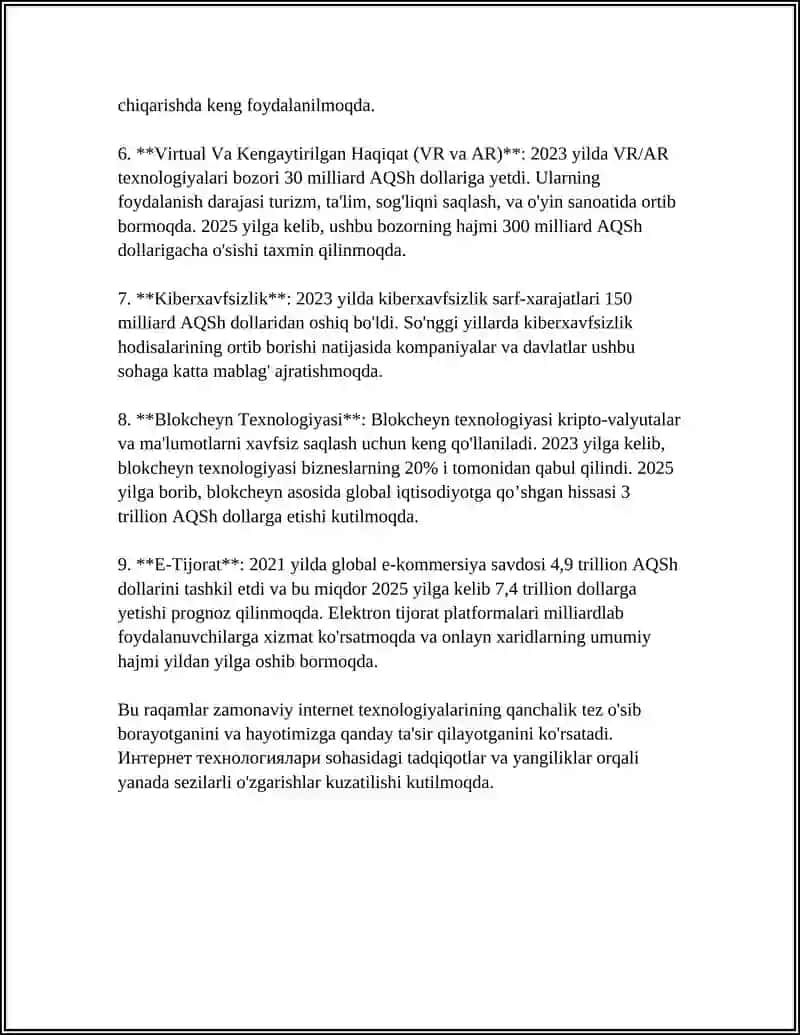Zamonaviy Axorot Uzatish va Saqlash Vositalari 4