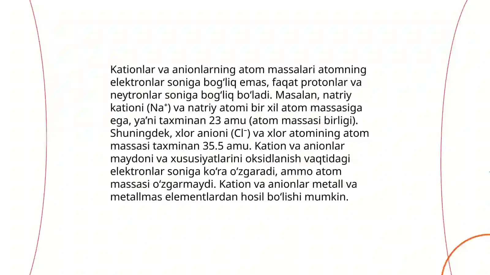 Kationlar va anionlarning guruhlar bo'yicha sinflanishi 4