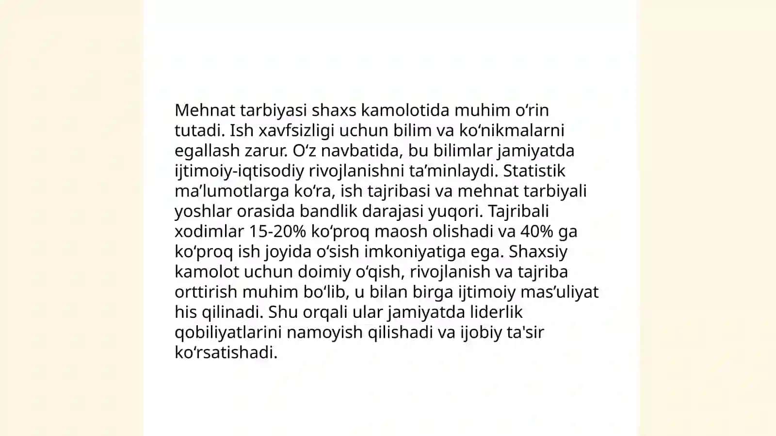 Mehnat tarbiyasi 4