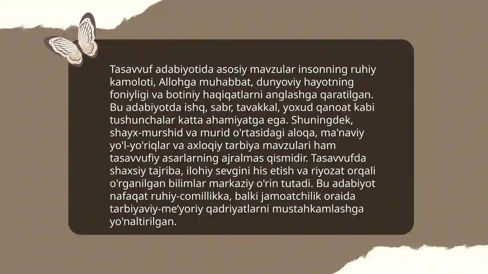 Tasavvuf adabiyoti tarixi 4