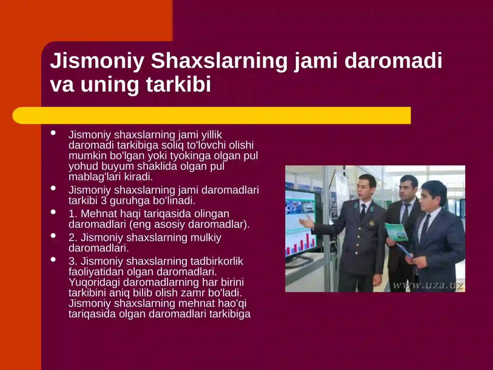 Jismoniy shaxslardan olinadigan daromad solig’i 4