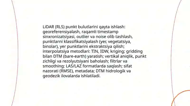 UAV fotogrammetriyasi va yer sirtini 3D modellashtirish 4