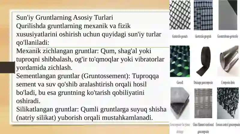 Sun’iy gruntlar va ularning xususiyatlari 4