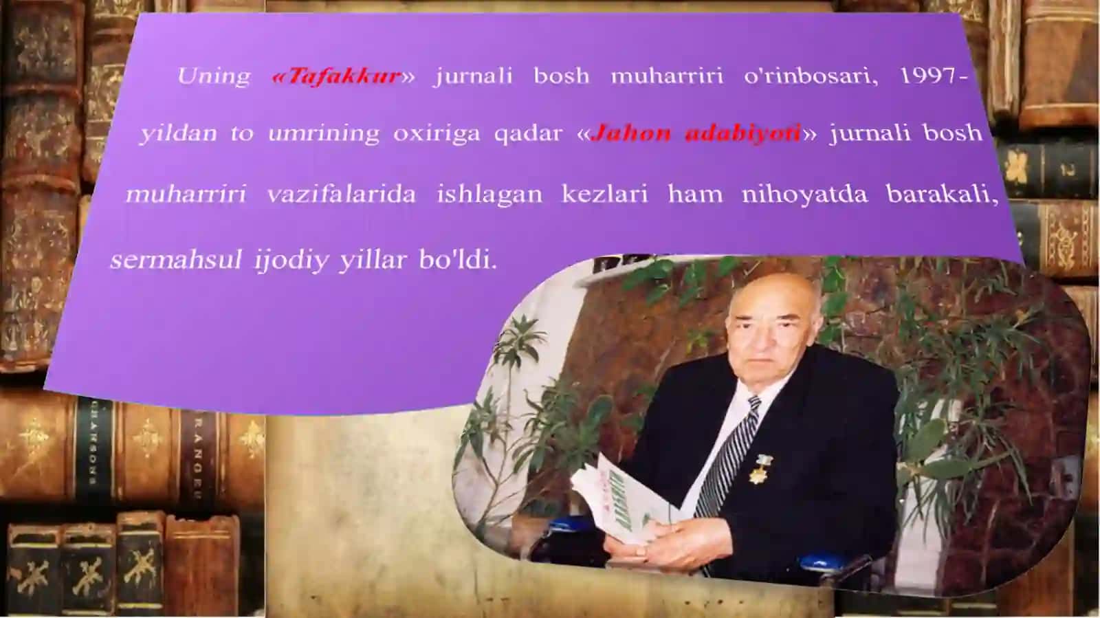 8-sinf Ozod Sharafiddinov hayoti va ijodi 4