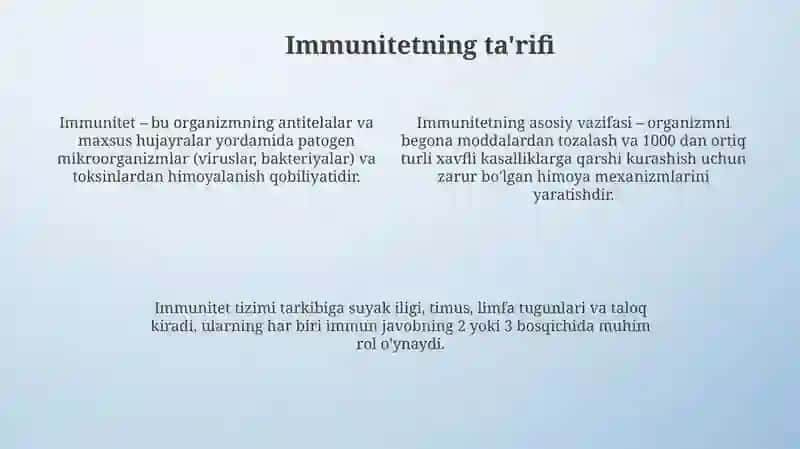 Tabiiy va sun'iy immunitetni solishtirish 4