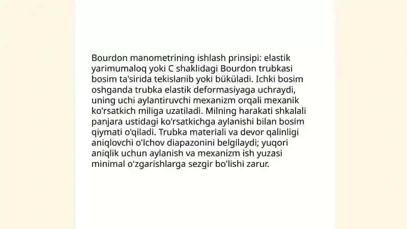 Manometr turlari va ularning farqlari 4