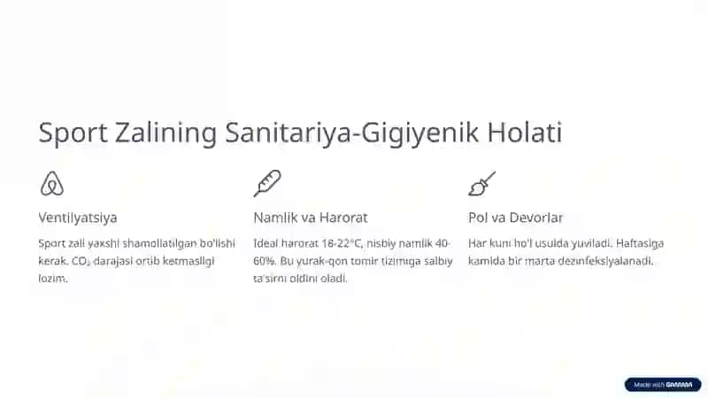 Sport Zalida Gigiyena Qoidalari 4