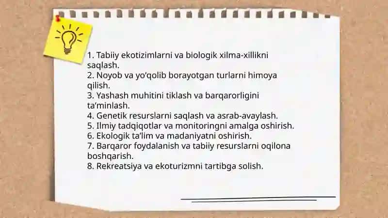 Qoʻriqxonalar: mohiyati va maqsadi 4