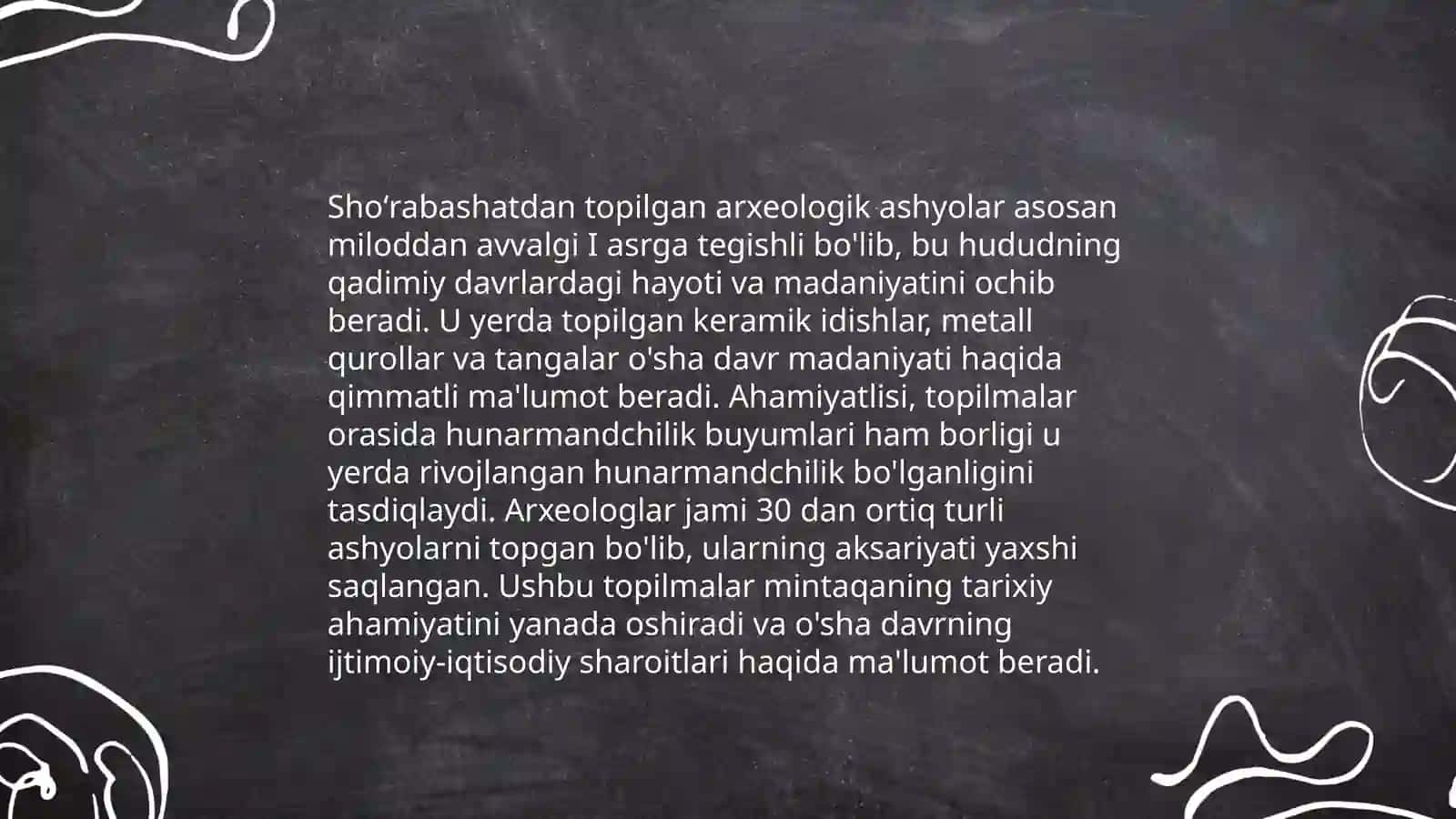 Shoʻrabashat arxeologik yodgorligi 4