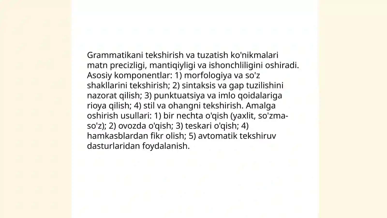 To'g'ri yozish va imlo qoidalari 4