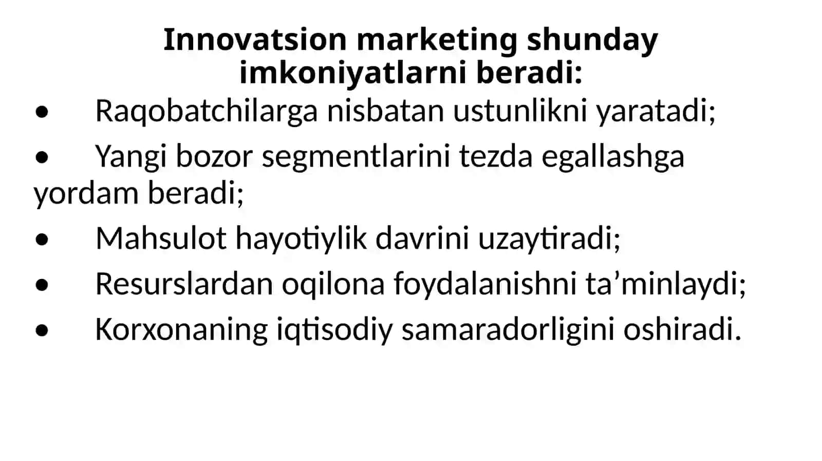 Innovasion marketing 4