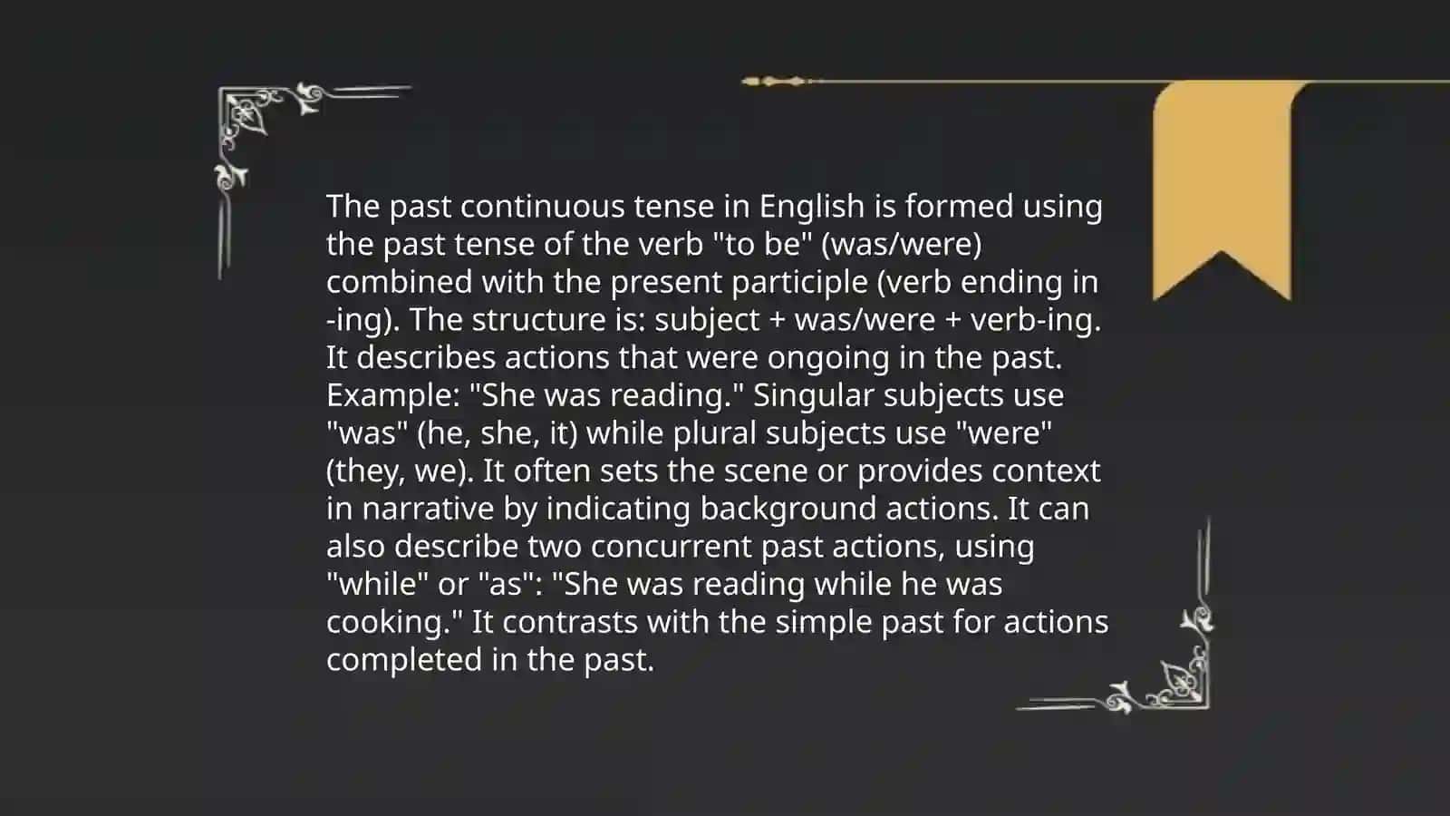 Past Continuous 4