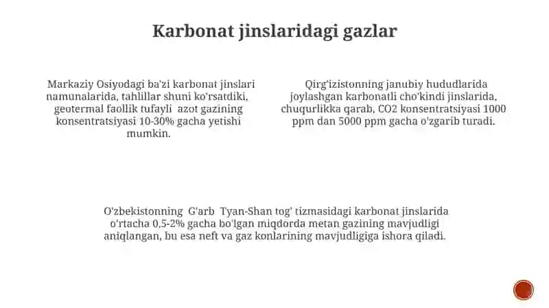 Gazlarning yer qobigda tarqalishi 4