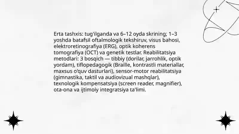 Tiflopedagogika.Ko'rishida nuqsoni bor bolalar 4