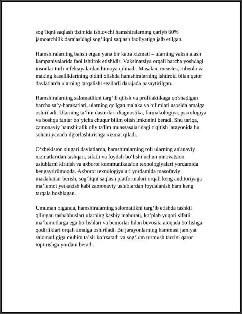 PROFILAKTIKADA HAMSHIRALAR ROLI 4