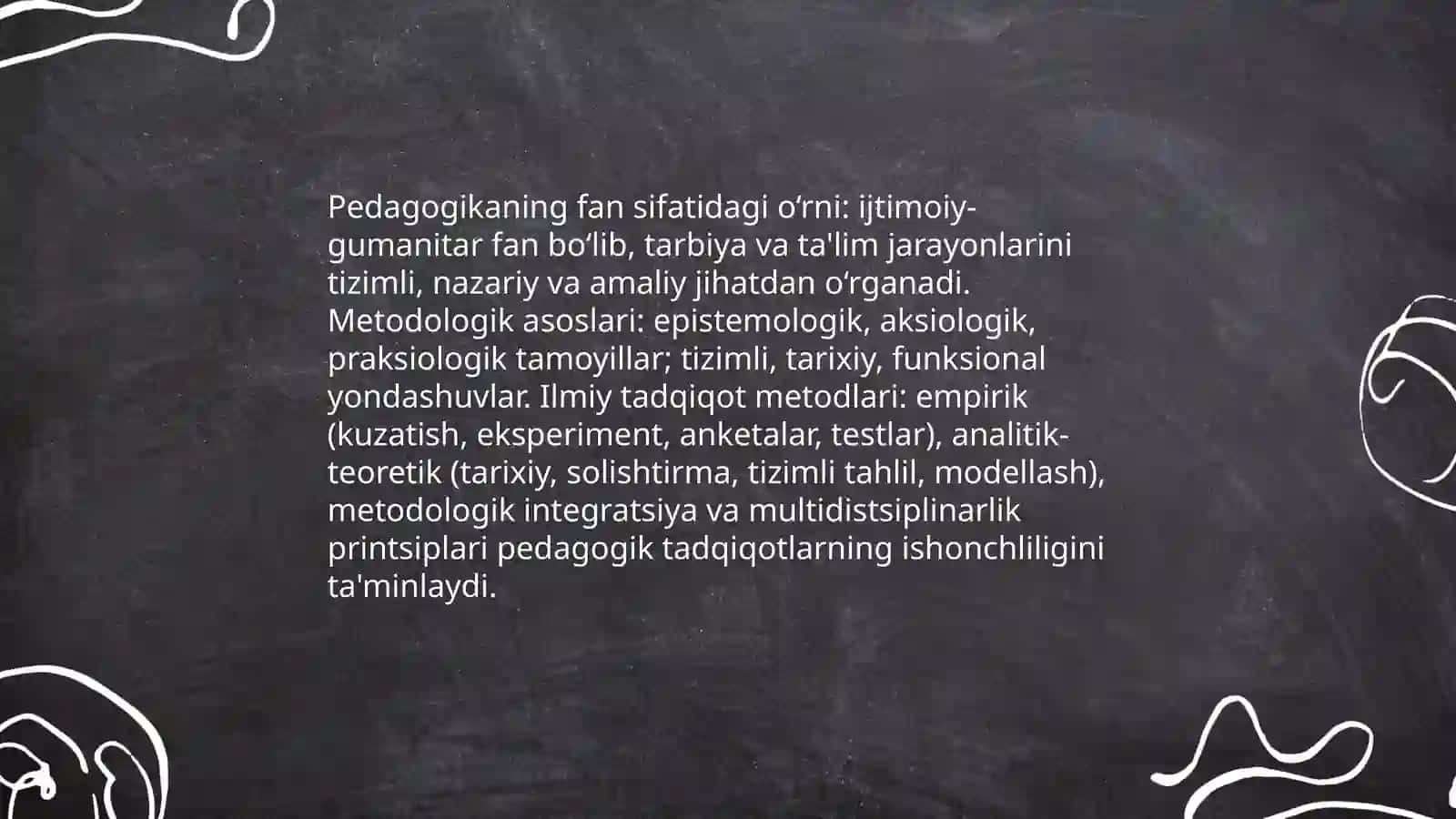 Pedagogikaning Ilmiy Tadqiqot Metodlari 4