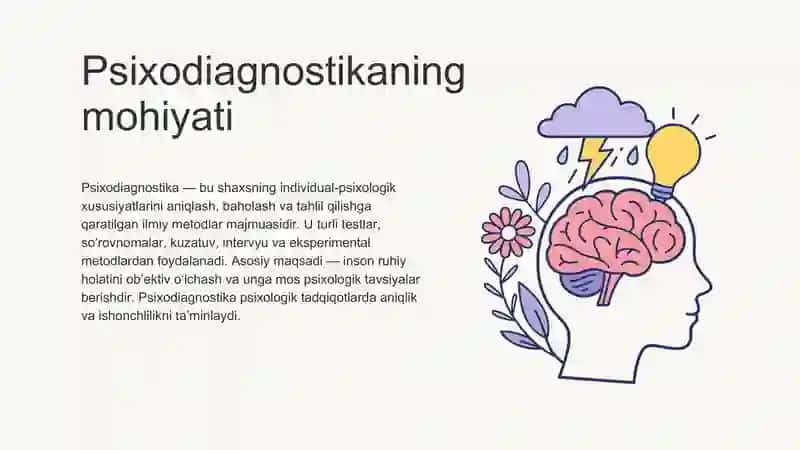 Psixodiagnostika va psixologiya 4