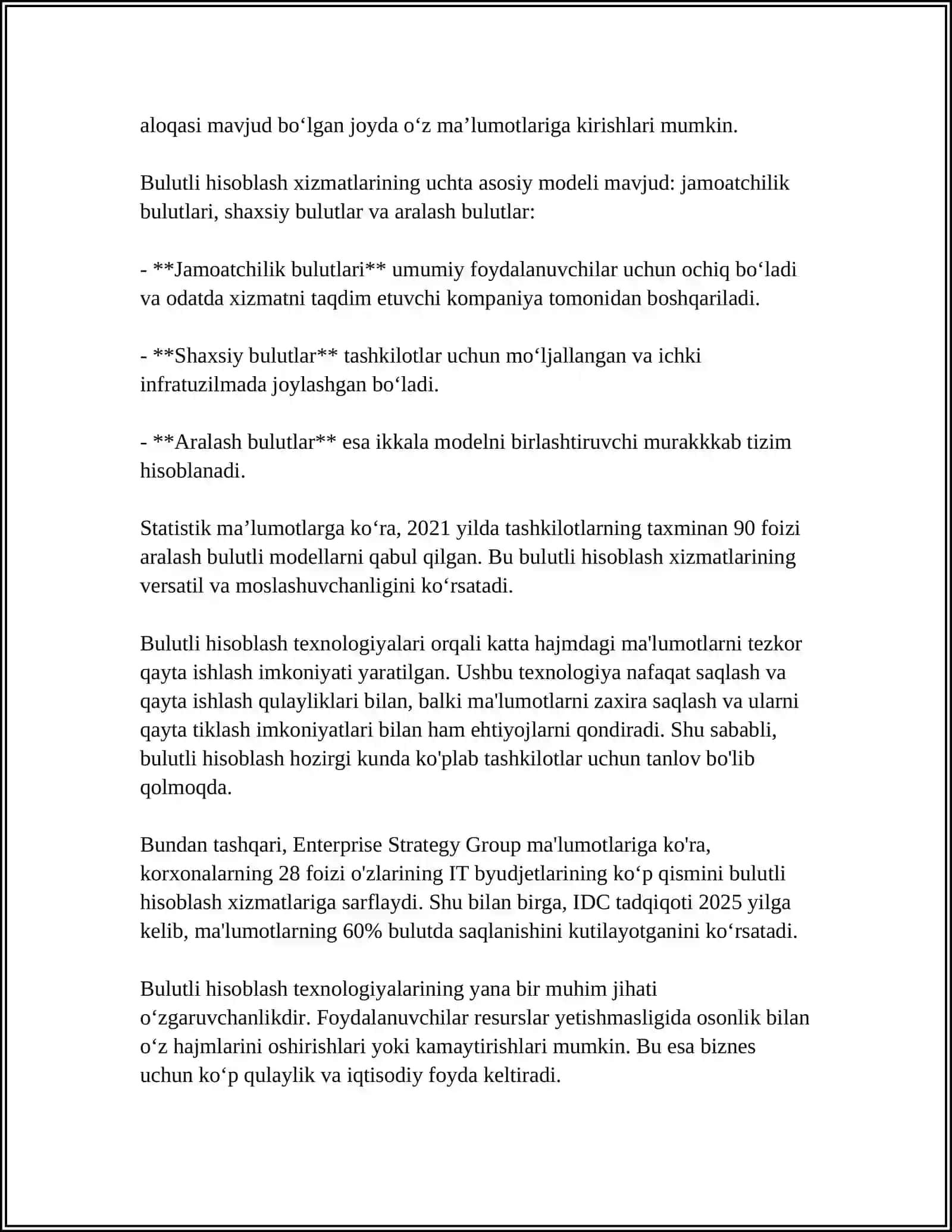 RAQAMLI IQTISODIYOTNING ASOSIY TEXNALOGIYALARI 4