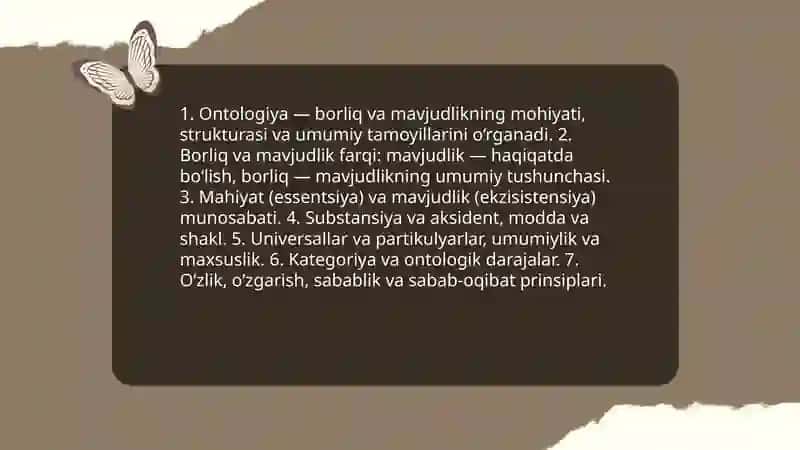 Borliq falsafasi 4