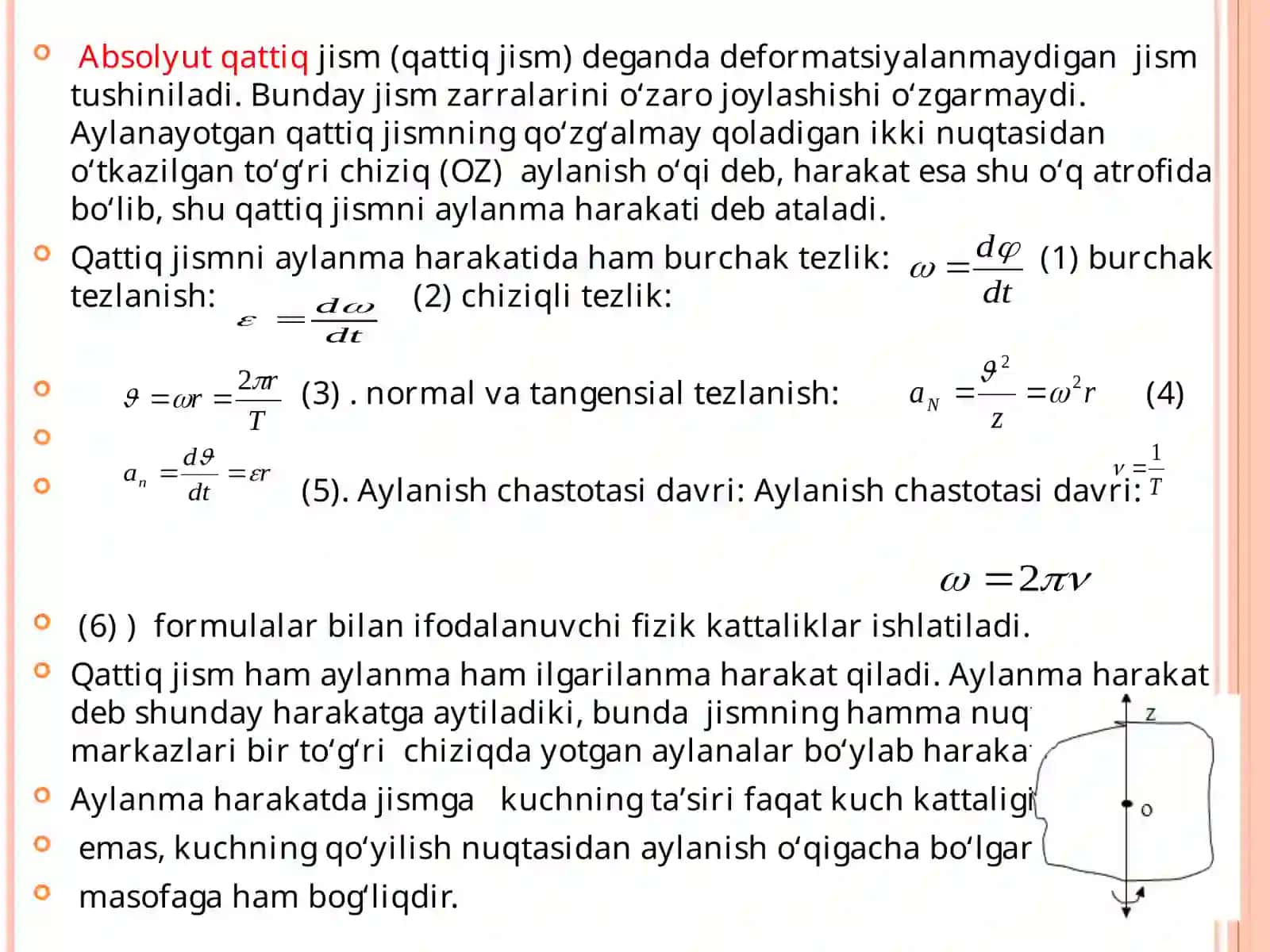 AYLANMA HARAKAT DINIMIKASI 4