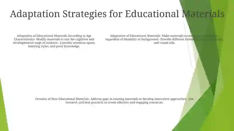 Adaptation Of Educational Materials According To Age Characteristics And Creation Of New Ones 4