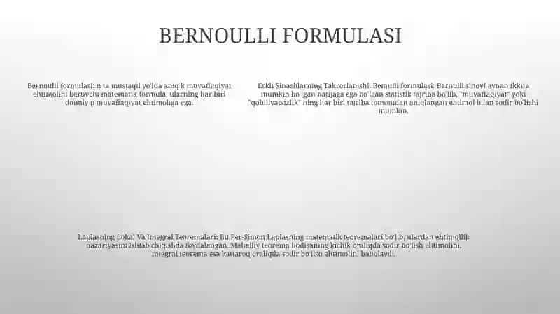 Erkli Sinashlarning Takrorlanishi 4