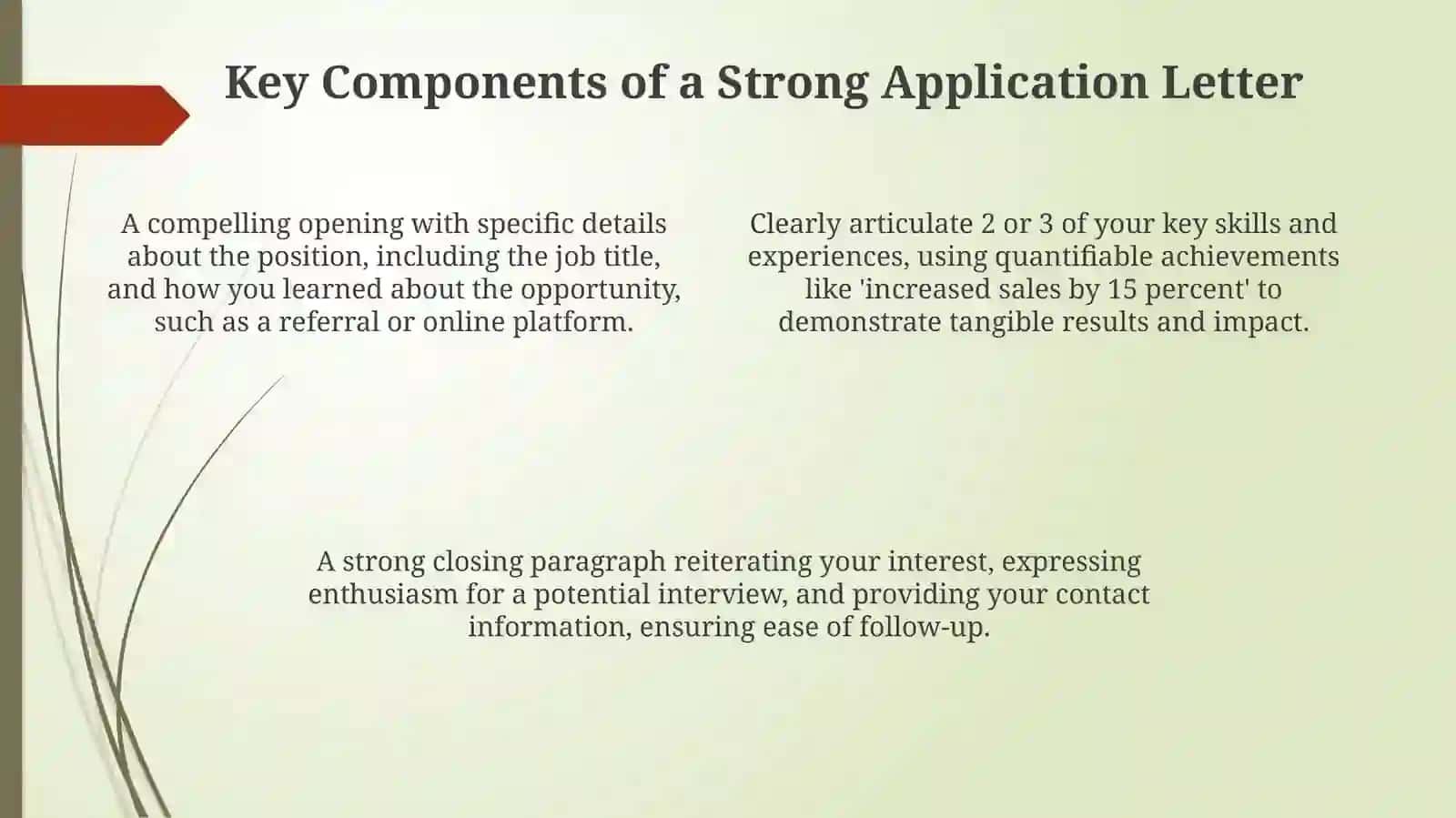Application letter 4
