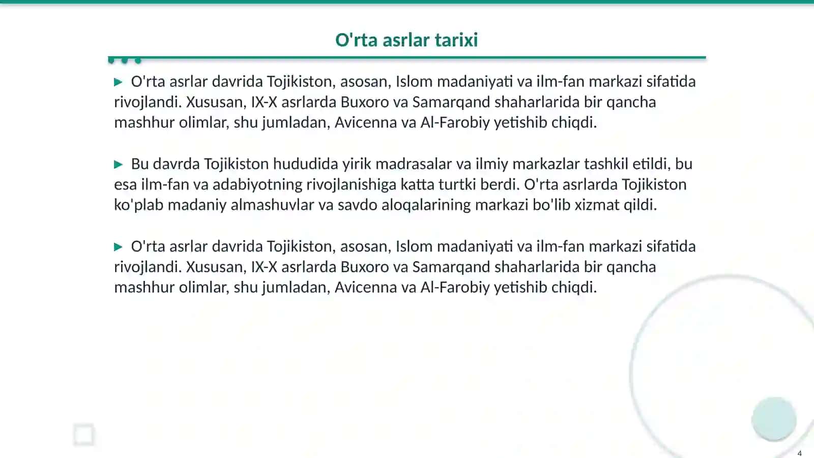 Tojikiston tarixi tarixshunosligi 4