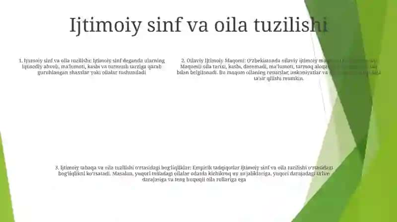 Oilaning Ijtimoiy Maqomi 4