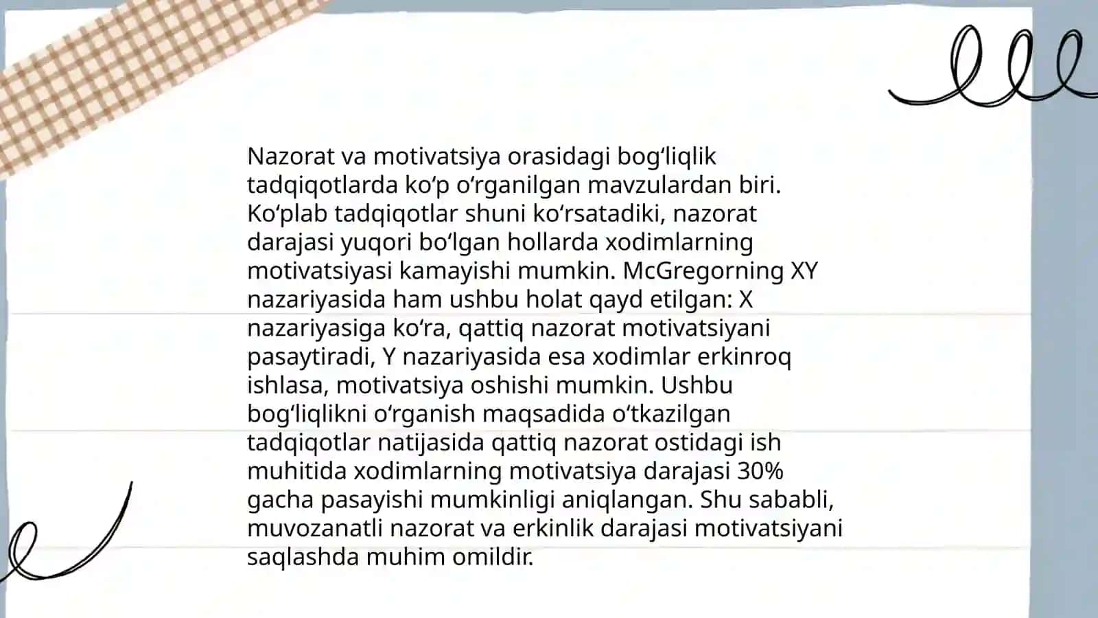 Menejmentda nazorat va motivatsiya 4