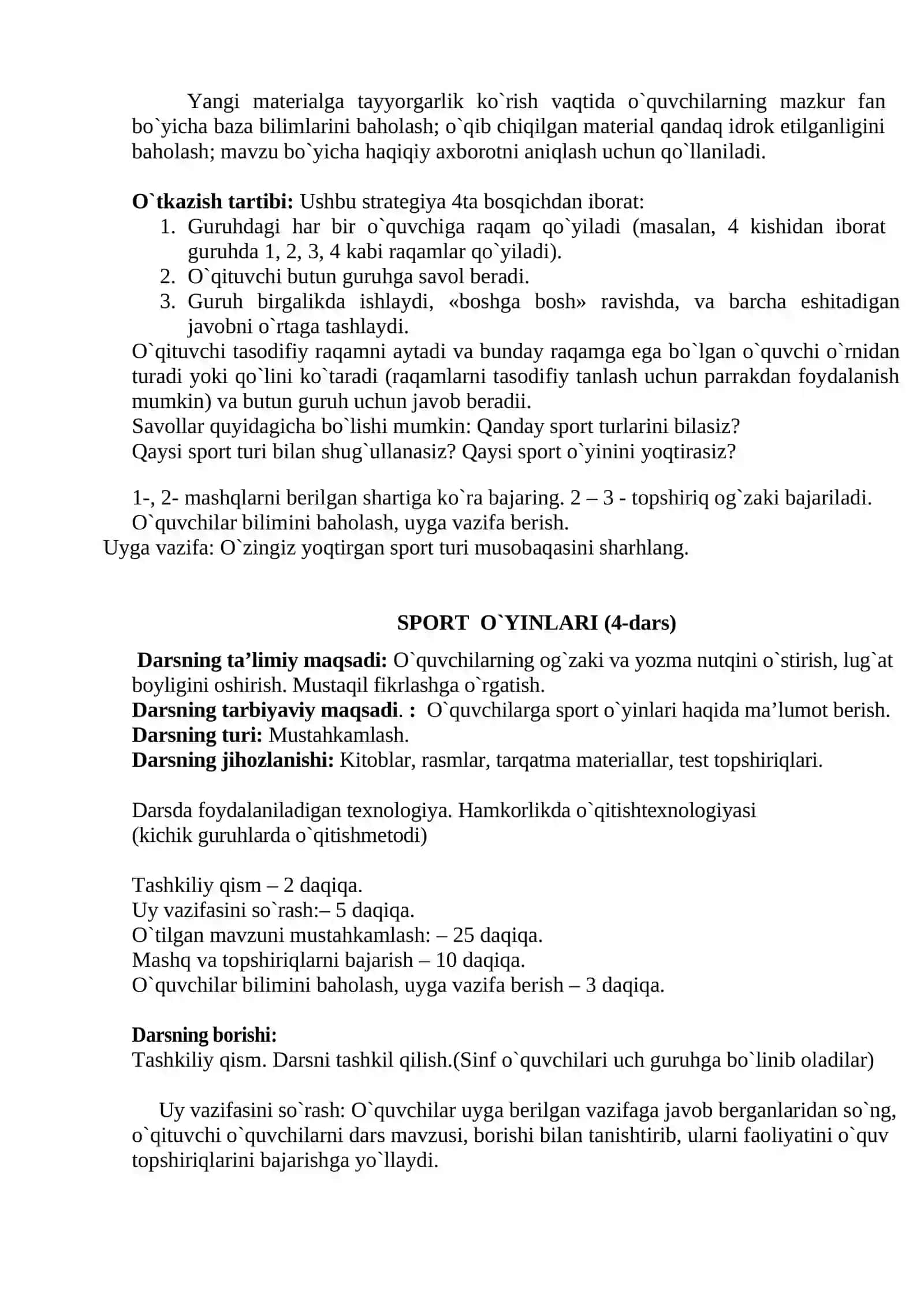 SPORT O`YINLARI (3-dars) 4