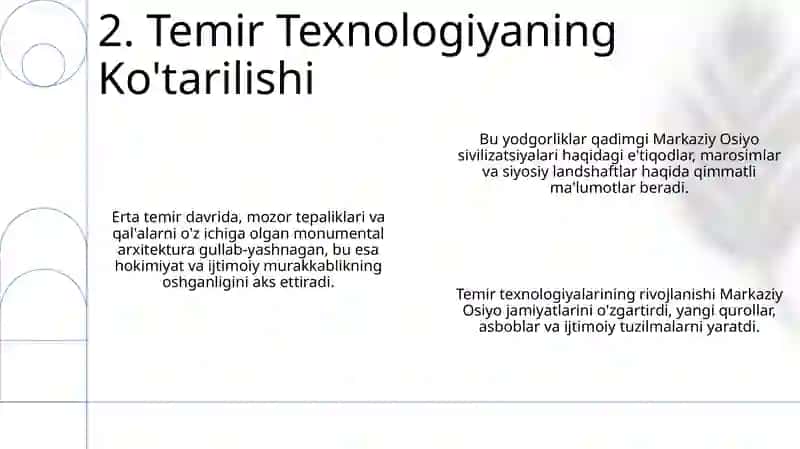 Chust madaniyati Oʻrta osiyoning ilk temir davri yodgorliklari 4