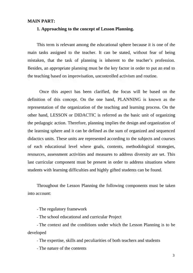 Lesson Planning in Primary and Secondary Education 4