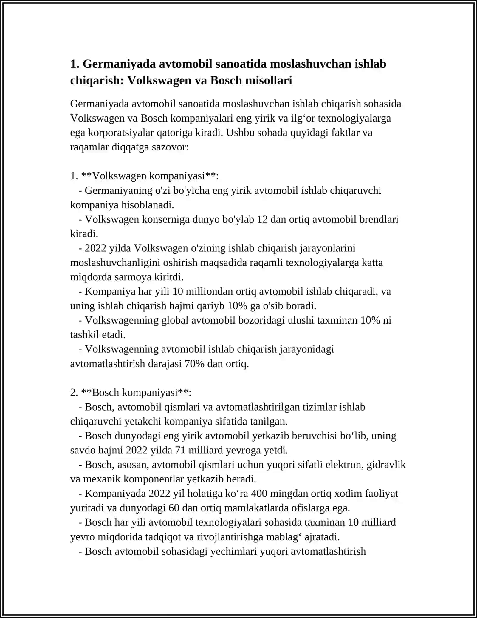 MOSLASHUVCHAN ISHLAB CHIQARISH TIZIMLARINING XORIJIY TAJRIBADAN OLINGAN MISOLLARI 4