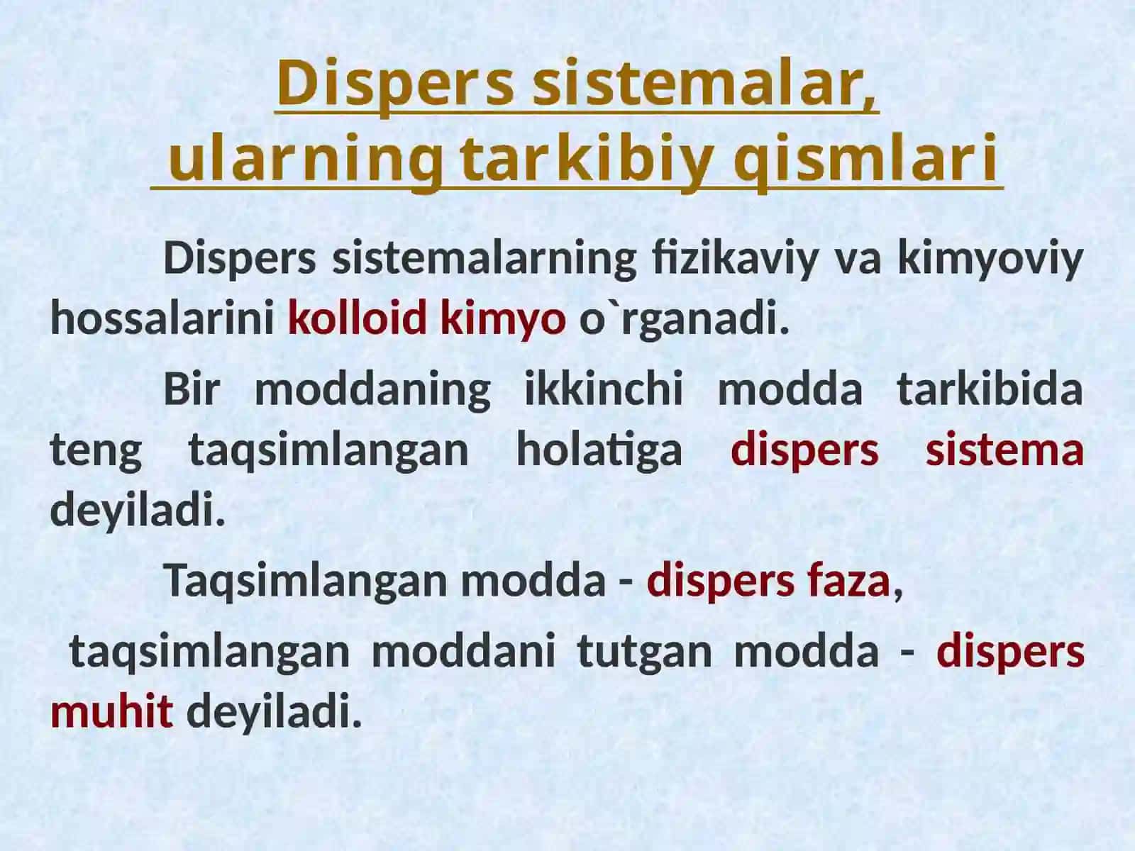 Dispers sistemalarning fizik-kimyosi 4