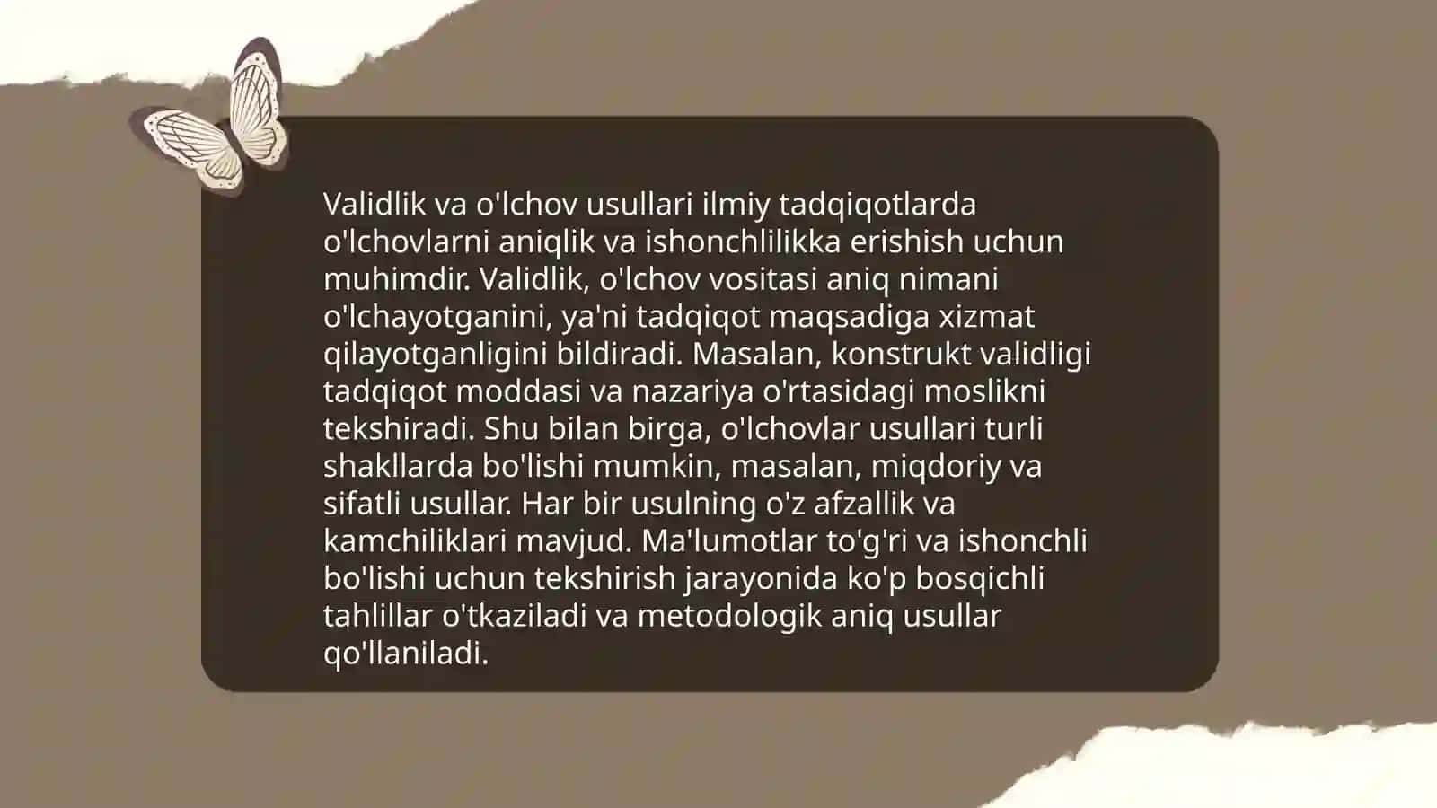 Validlik tushunchasi va uning tadriji 4
