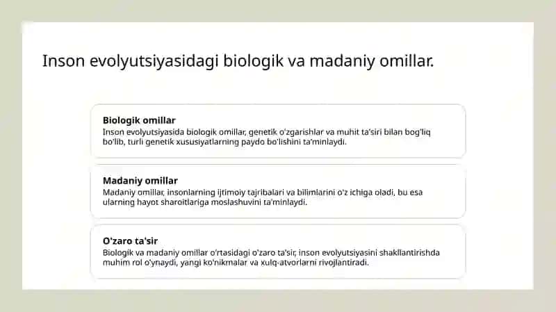 Inson Evolyutsiyasi Nazariyalari 4