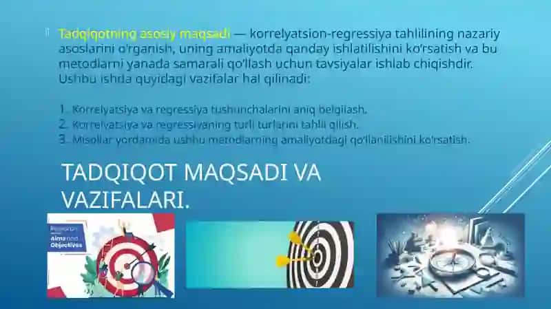 KORRELYASION-REGRESSION TAHLIL 4